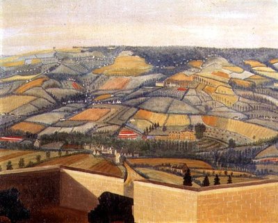 Extensive Landscape Seen from Rodborough Fort (detail) by English School